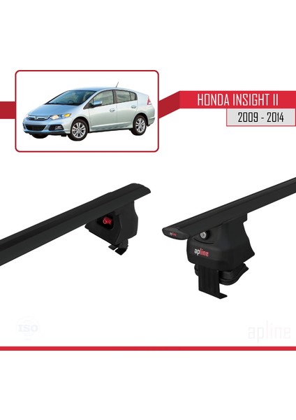 Honda Insight Iı 2009-2014 Arası ile Uyumlu Ace-4 Ara Atkı Tavan Barı Siyah