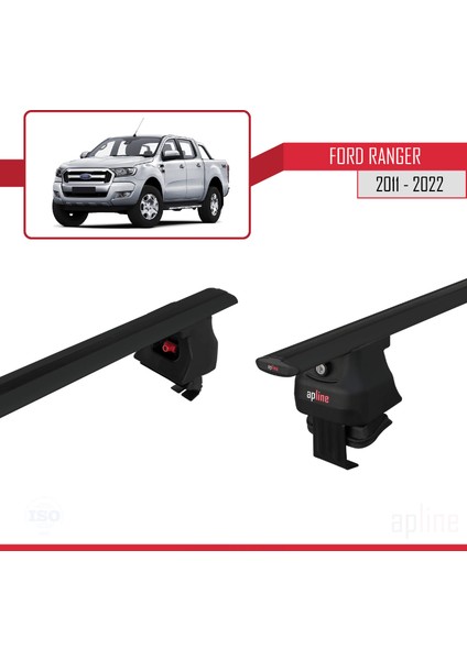 Ford Ranger 2011-2022 Arası ile Uyumlu Ace-4 Ara Atkı Tavan Barı Siyah fırsatları