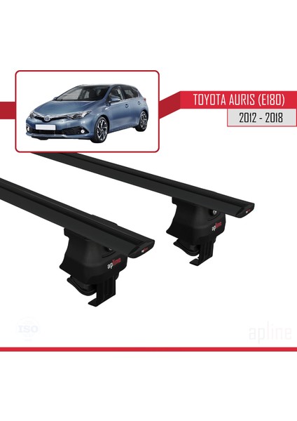 Toyota Auris / Corolla (E180) 2012-2018 Arası ile Uyumlu Ace-4 Ara Atkı Tavan Barı Siyah