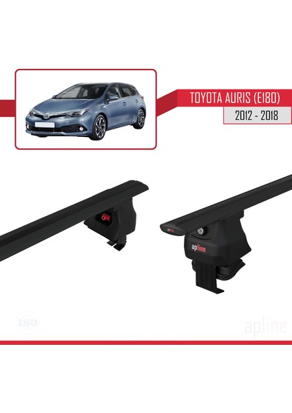 Toyota Auris / Corolla (E180) 2012-2018 Arası ile Uyumlu Ace-4 Ara Atkı Tavan Barı Siyah