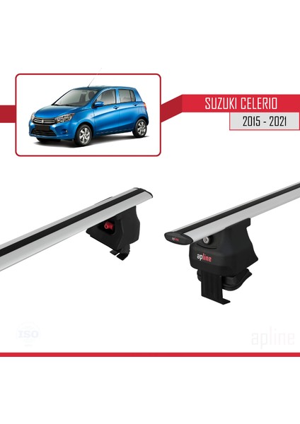 Suzuki Celerio 2015-2021 Arası ile Uyumlu Ace-4 Ara Atkı Tavan Barı Gri