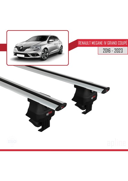 Renault Megane Iv Grand Coupé 2016 ve Sonrası ile Uyumlu Ace-4 Ara Atkı Tavan Barı Gri modelleri
