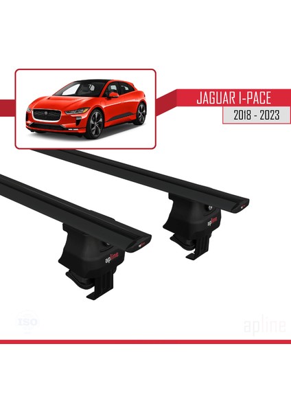 Jaguar I-Pace 2018 ve Sonrası ile Uyumlu Ace-4 Ara Atkı Tavan Barı Siyah modelleri