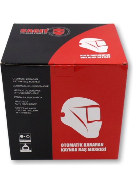 Sacit P850 Otomatik Kararan Kaynak Maskesi True Color Temiz Net Görüntü
