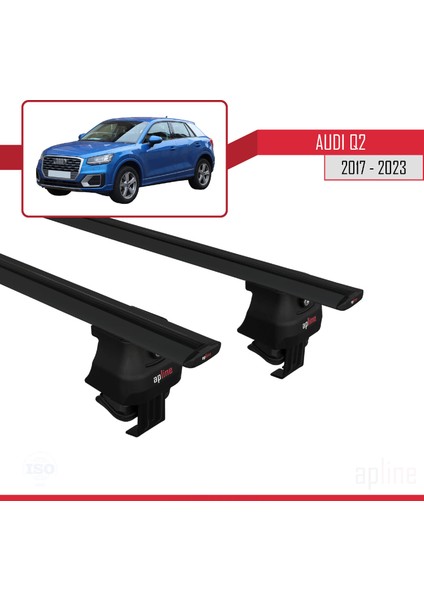 Audi Q2 (Ga) 2017-2023 Arası ile Uyumlu Ace-4 Ara Atkı Tavan Barı Siyah modelleri