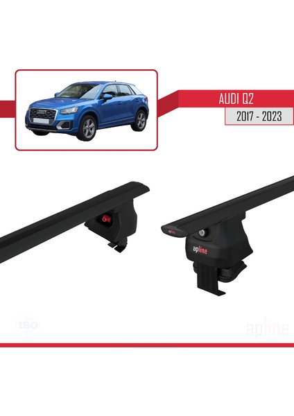Audi Q2 (Ga) 2017-2023 Arası ile Uyumlu Ace-4 Ara Atkı Tavan Barı Siyah fırsatları