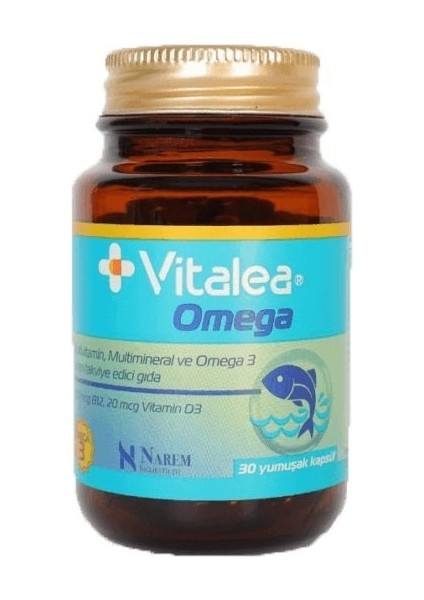 Vitalea Omega 3 ve Multivitamin Mineral 30 Kapsül