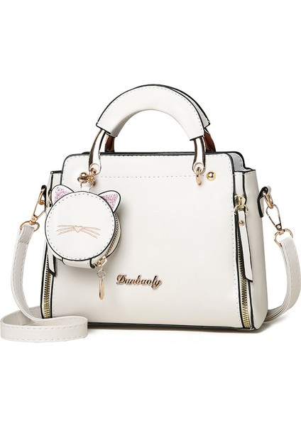 Kadın Düz Renk Basit Omuz Çantası (Yurt Dışından)