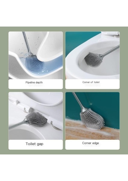 Yeni Temizleme Fırçası Ev Çok Fonksiyonlu Yumuşak Kauçuk Tuvalet Fırçası (Yurt Dışından) modelleri