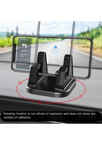 Silikon Araç Telefonu Tutucu Pano El Navigasyon Braketi (Yurt Dışından)