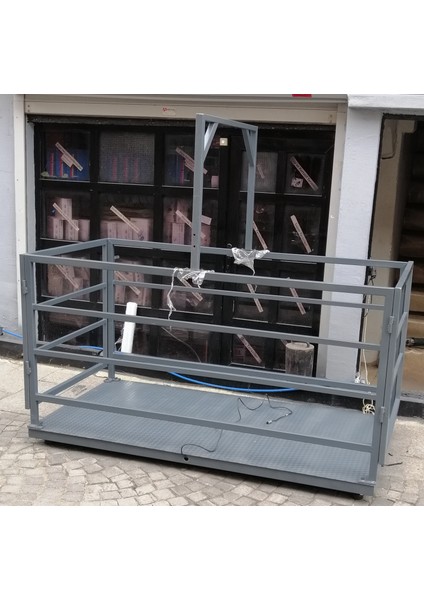 3 Ton Kapasiteli Büyük Baş Hayvan Kantarı 200X100 cm
