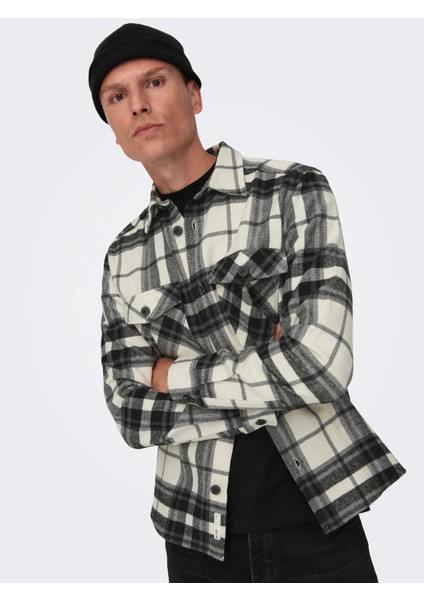 Erkek Dökümlü Yaka Gömlek - 22026313 fiyatları