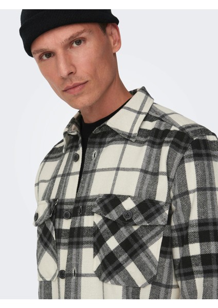 Erkek Dökümlü Yaka Gömlek - 22026313 modelleri