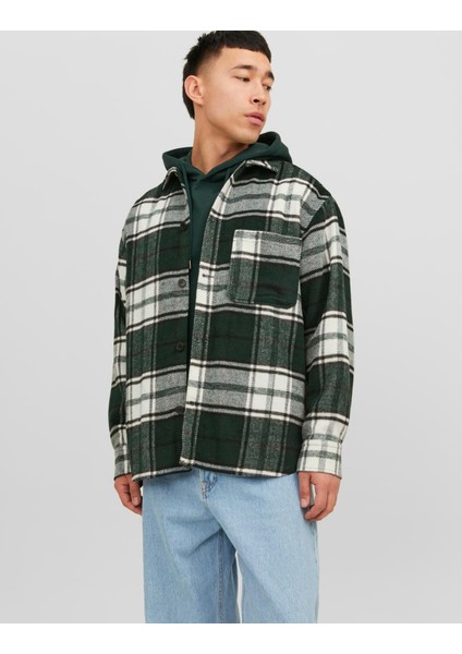 Erkek Ekose Desenli Uzun Kollu Gömlek - 12239303