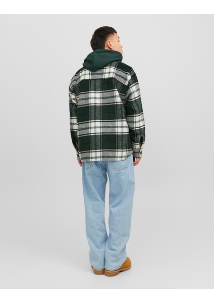 Erkek Ekose Desenli Uzun Kollu Gömlek - 12239303 fırsatları