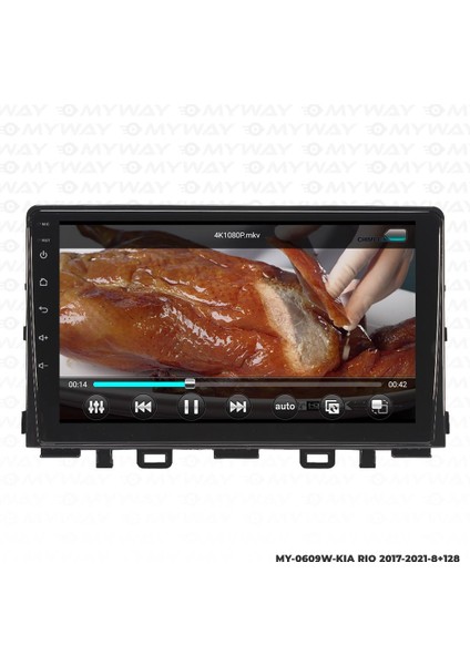 Kia Rio Android 12 Multimedya Carplay 4gb RAM+64GB HDD 2017-2021 Navigasyon Ekran
