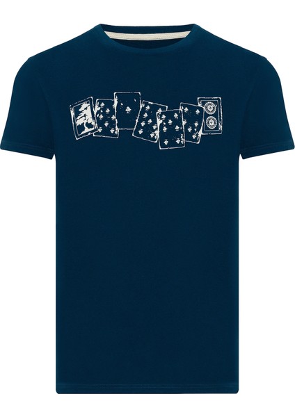 Ted Lacivert Erkek T-shirt RFTED23-079