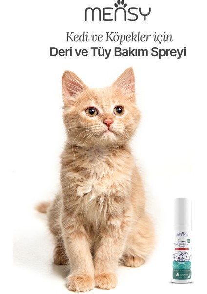 Kedi ve Köpekler Için Deri ve Tüy Bakım Spreyi