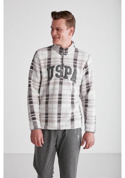 Erkek Gri Polarlı Pijama Takımı 18754 indirimleri