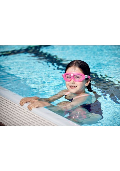 Aqua Sphere Aquasphere Seal Kid2 Şeffaf Lens Pembe Yüzücü Gözlüğü