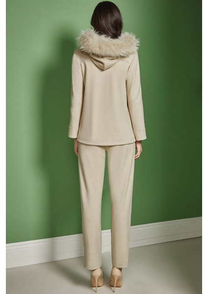 Kapüşonlu Vizon Örme Ceket fiyatları