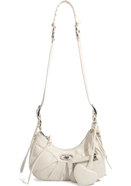 3'ü 1 Arada Perçinli Koltuk Altı Çantası (Yurt Dışından)