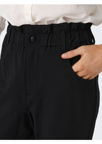 Kadın Lastik Bel Siyah Pantolon - 15236129 modelleri