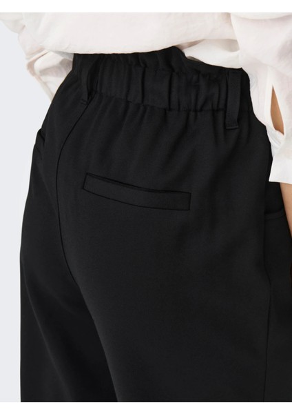 Kadın Lastik Bel Siyah Pantolon - 15236129 fırsatları