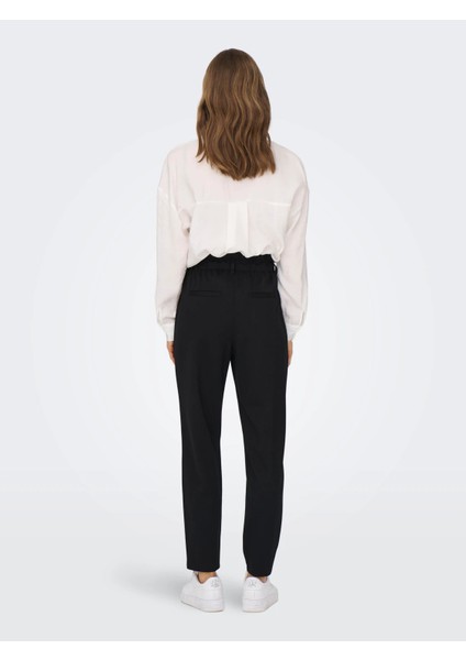 Kadın Lastik Bel Siyah Pantolon - 15236129 indirimleri