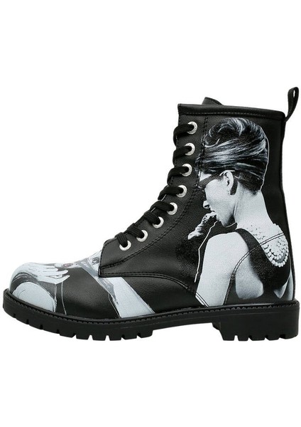 Kadın Vegan Deri Siyah Uzun Bot - Go Back to Being Yourself Tasarım fırsatları