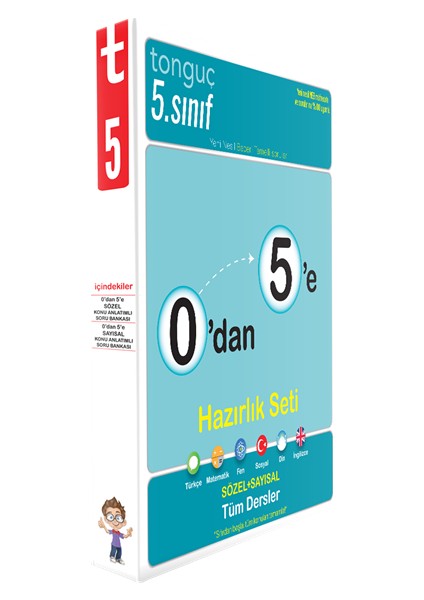 0'dan 5'e Konu Anlatımlı Soru Bankası Seti - Tonguç Akademi