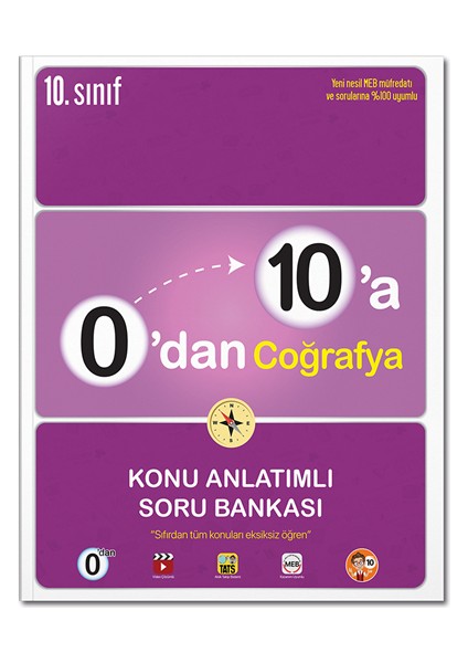 0'dan 10'a Coğrafya Konu Anlatımlı Soru Bankası