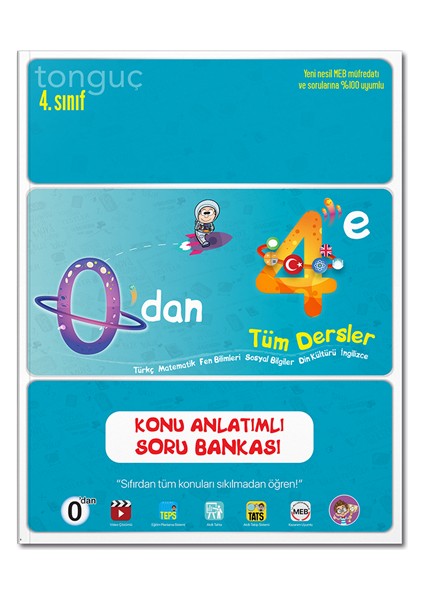 0'dan 4'e Konu Anlatımlı Soru Bankası - Tonguç Akademi