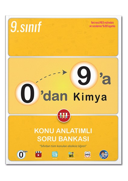 0'dan 9'a Kimya Konu Anlatımlı Soru Bankası - Tonguç Akademi