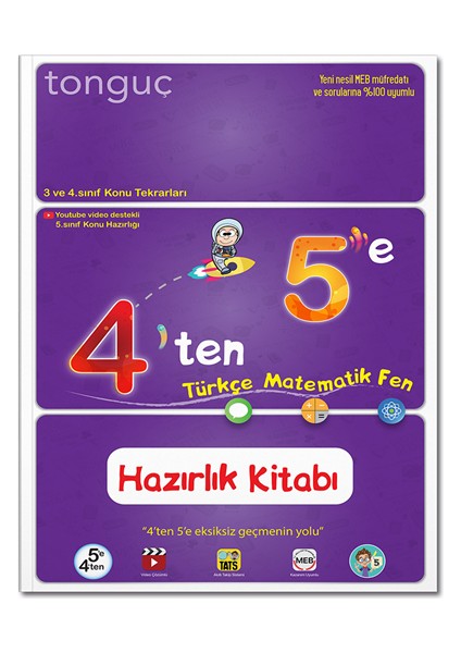 4'ten 5'e Hazırlık Kitabı - Tonguç Akademi