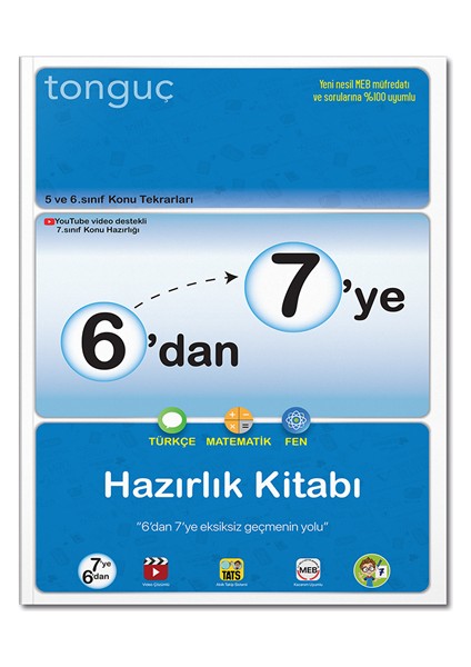 6'dan 7'ye Hazırlık Kitabı - Tonguç Akademi
