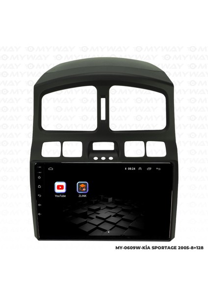 Kia Sportage Android 12 Multimedya Carplay 4gb RAM+64GB HDD 2005 Navigasyon Ekran indirimleri