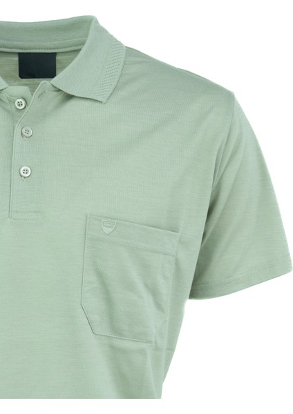 Erkek Polo Yaka Marka Arma Cepli Kısa Kollu Düz Renk Normal Kesim Tam Kalıp Premium Pamuklu Kumaş T-Shirt fırsatları