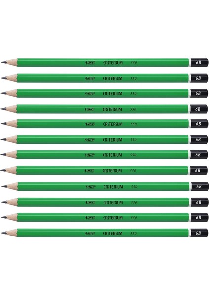 Dereceli Kurşun Kalem Criterium - 6b (12 Adet)