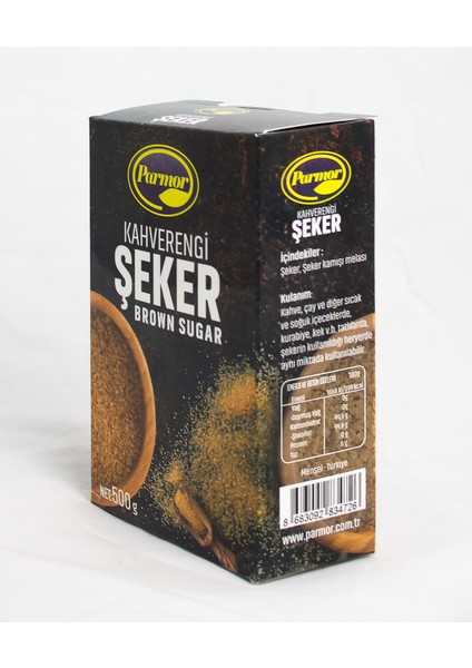 Kahverengi Toz Şeker 500 gr / Esmer Şeker