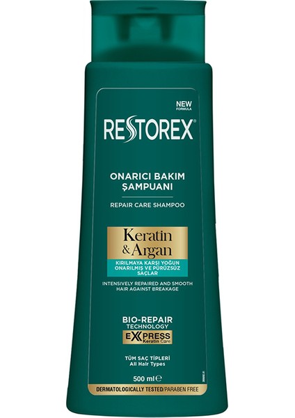 Şampuan Keratin Argan 500 Ml,Yeşil