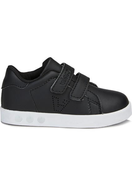 Oyo Işıklı Unisex Bebe Siyah/Beyaz Sneaker