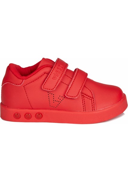 Oyo Işıklı Unisex Bebe Kırmızı Sneaker