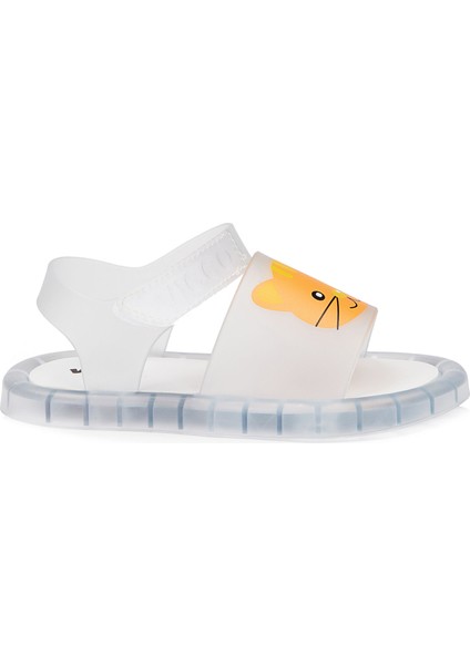 Jelly Patik Işıklı Sandalet Beyaz