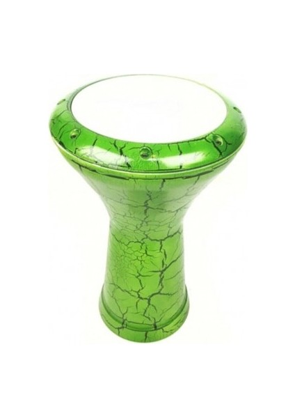 VD-3043SYE Vatan Çömlek Çatlak Boya Darbuka Siyah-Yeşil