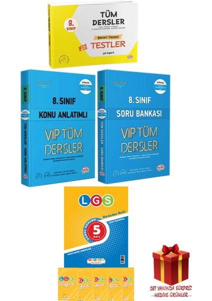 Başat Yayınları Editör Lgs 8 Sınıf Tüm Dersler Beceri Temelli Testler-Konu Anlatım-Soru Bankası-5 Deneme +