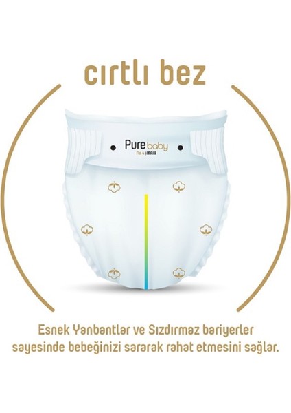 Organic Bebek Bezi 2 Numara Mini 3-6 kg 34 Adet