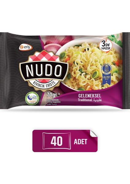 40'lı Geleneksel Noodle Poşet 70 gr