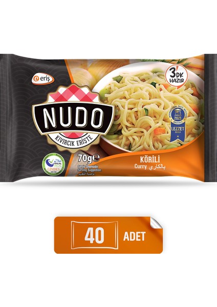 40'lı Körili Noodle Poşet 70 gr