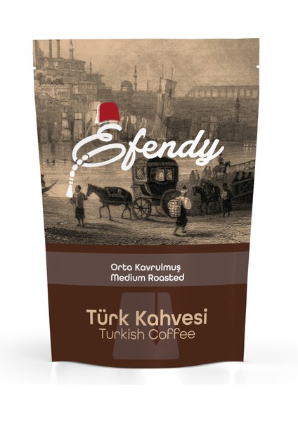 Geleneksel Orta Kavrulmuş Türk Kahvesi 400 gr x 5 Adet